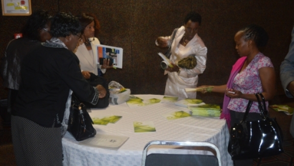 Parliamentarians grabbed all the CCSF  publications for further reading